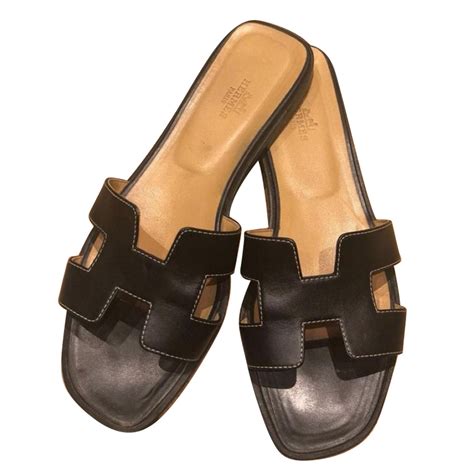 hermes style sandals|hermes sandals all black.